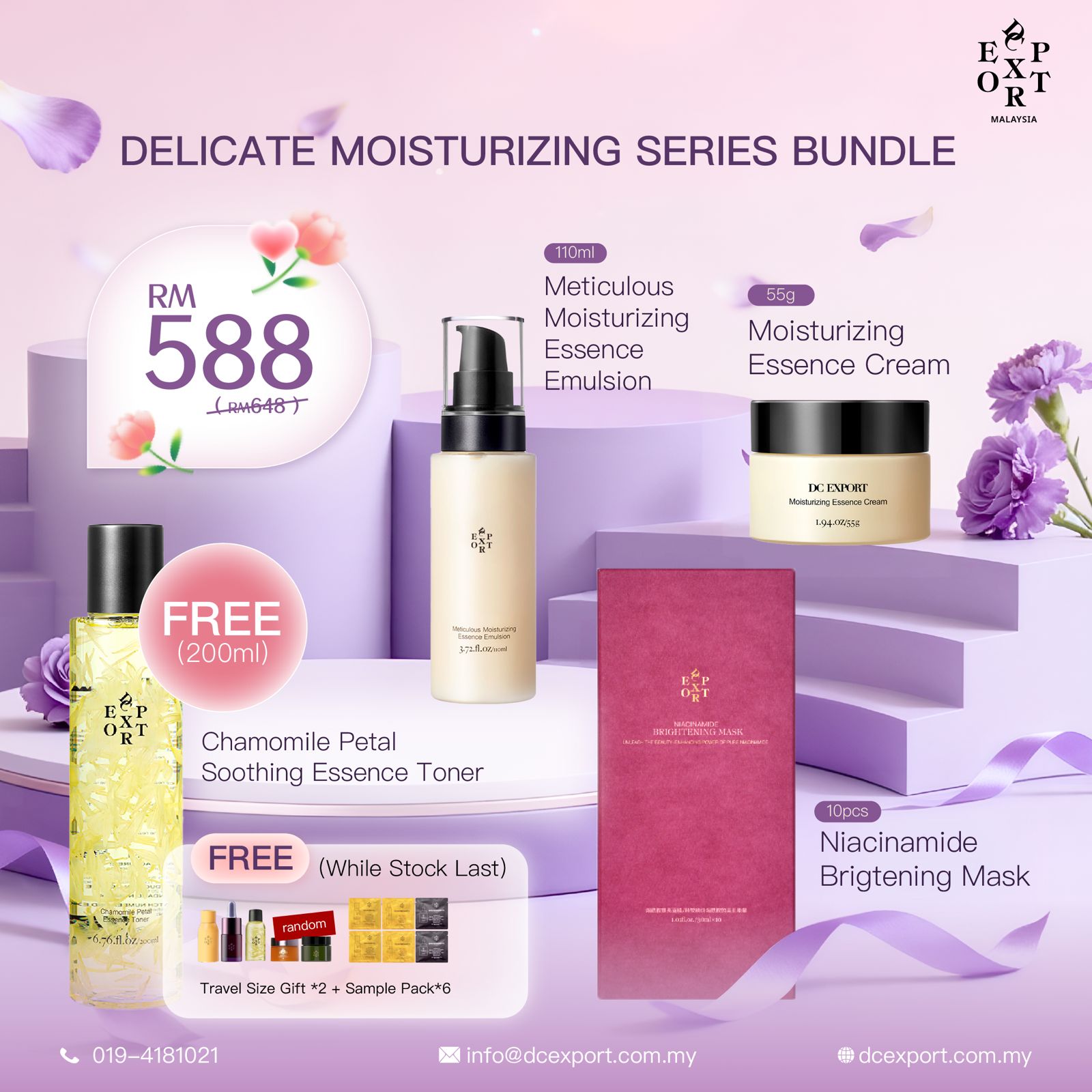 DELICATE MOISTURISING SERIES BUNDLE 2